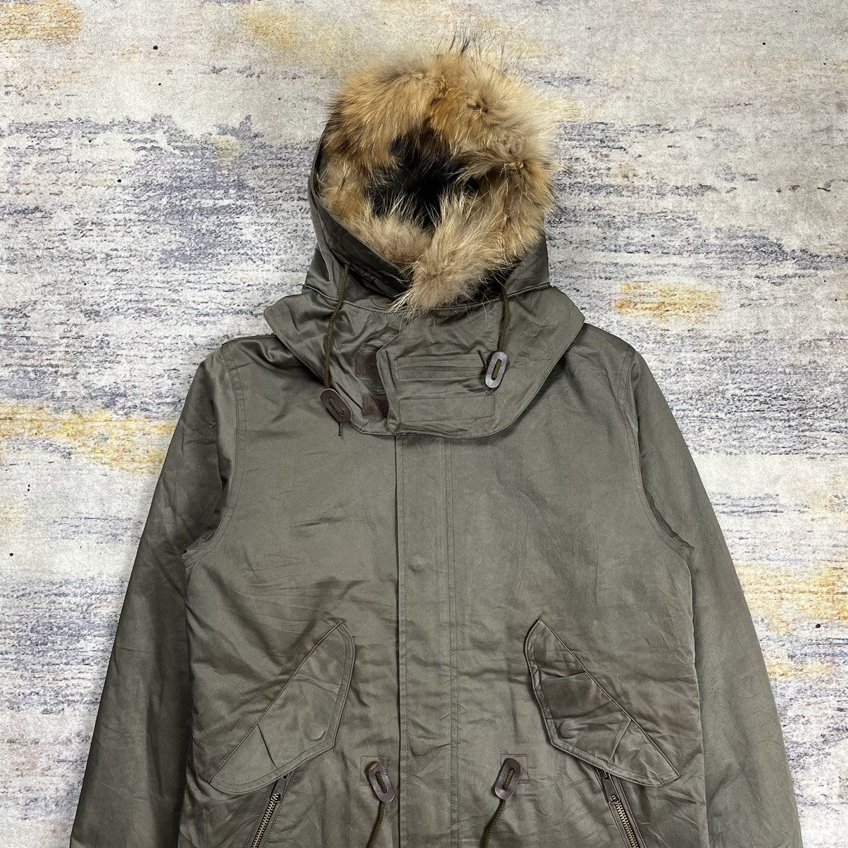 Japanese Brand Rattle Trap thermolite fur fishtail parka Size US M / EU 48-50 / 2 - 4 Thumbnail