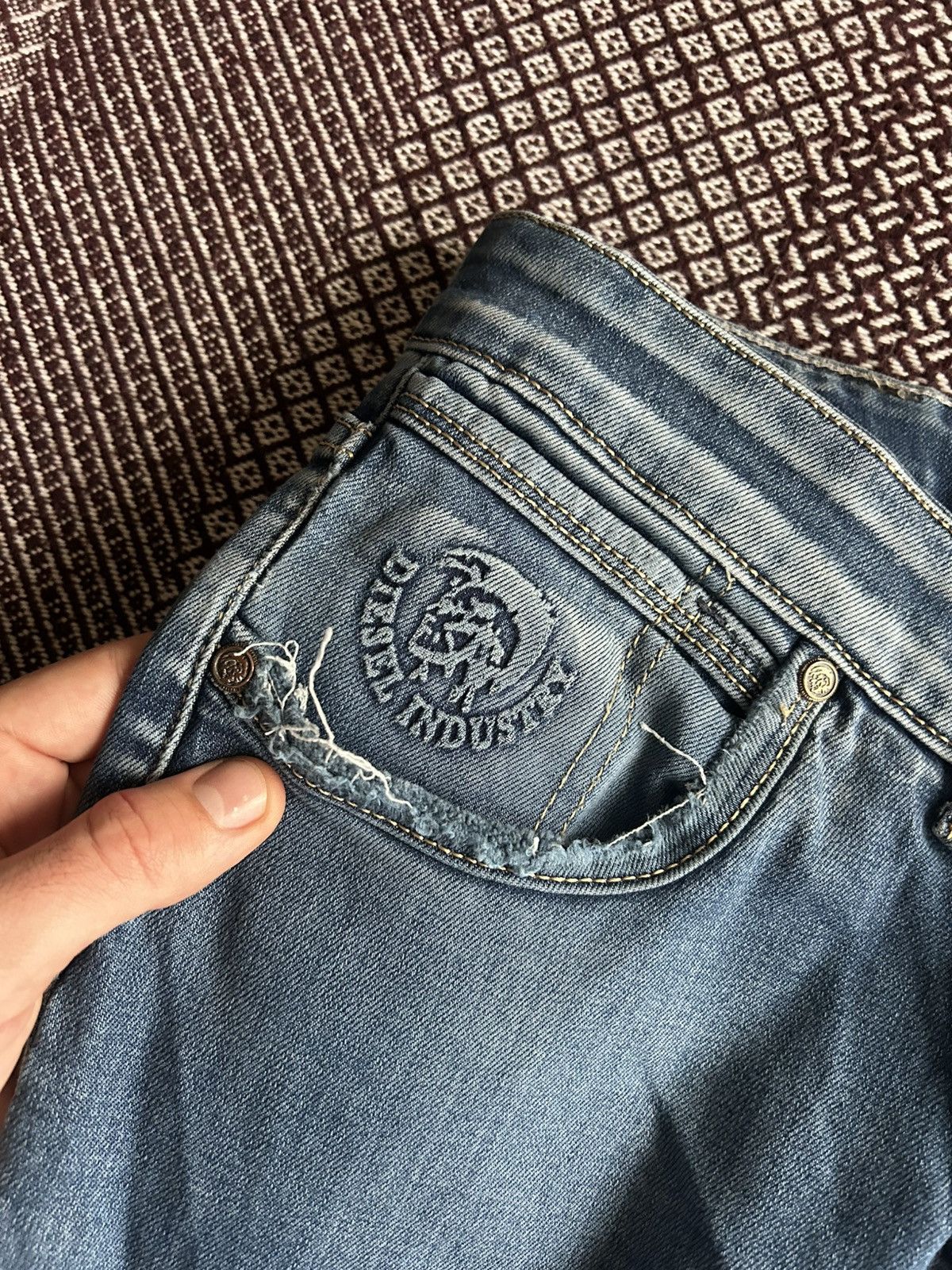 Diesel Vintage Diesel Distressed Denim Jeans Faded Washed Size W32 Size US 32 / EU 48 - 10 Thumbnail