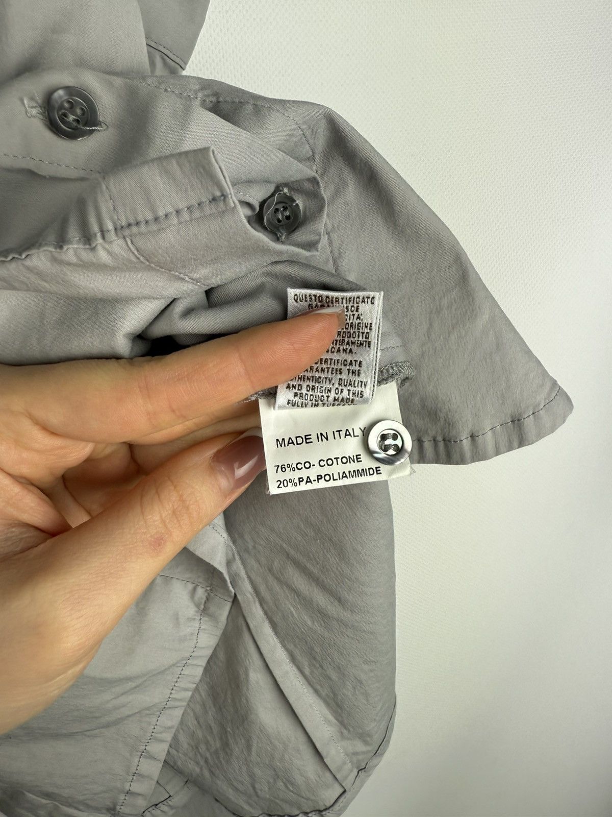 Masnada Masnada Avant-garde Off The Shoulder Button Up Shirt Top Size M / US 6-8 / IT 42-44 - 13 Thumbnail