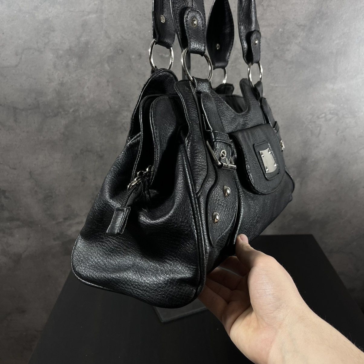 Japanese Brand Vintage Y2K Avant Garde City Bag Style Hand Shoulder Bag Size ONE SIZE - 6 Thumbnail