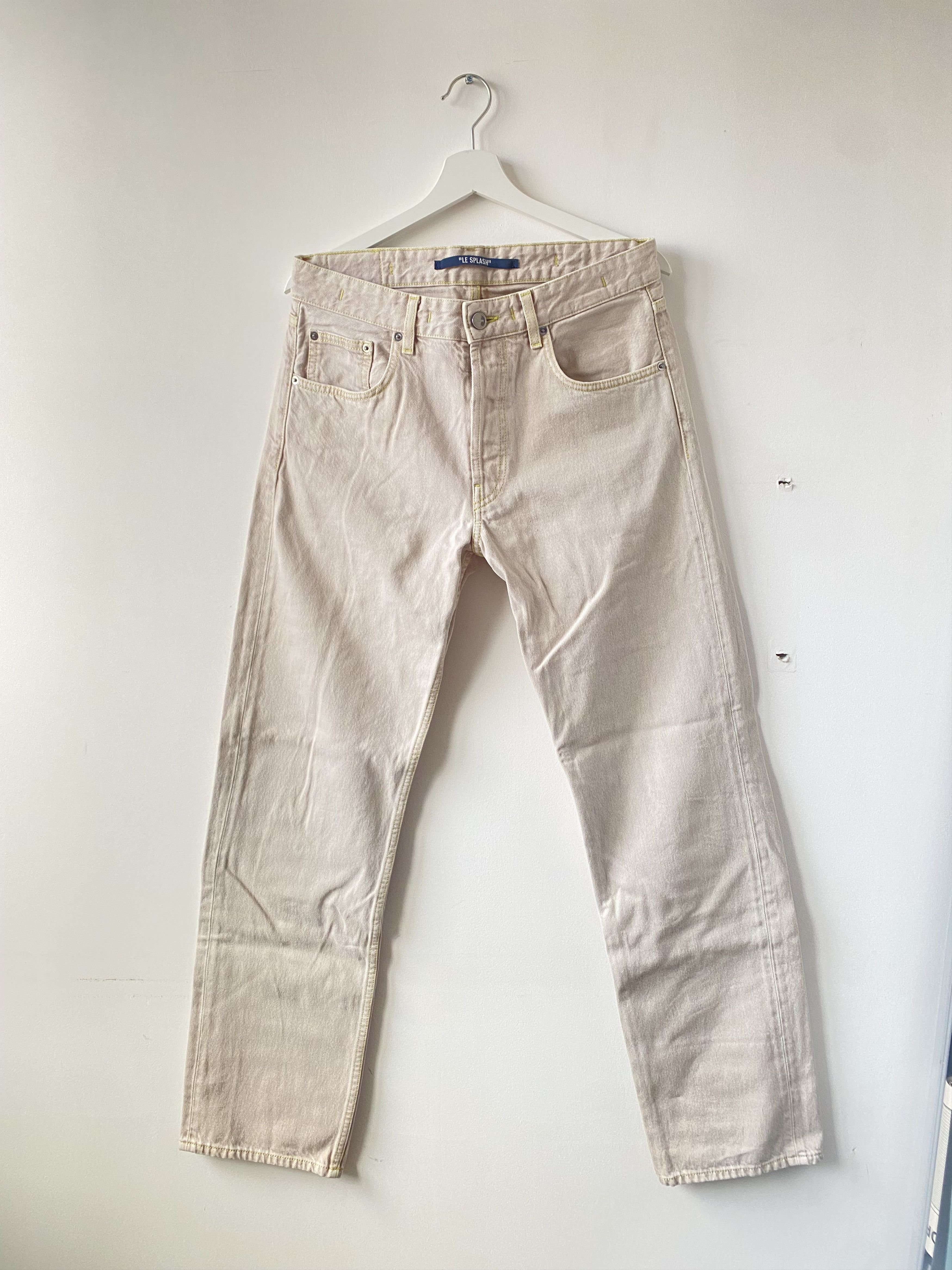 image of Jacquemus ‘Fresa’ Jeans From Organic Cotton in Beige, Men's (Size 30)