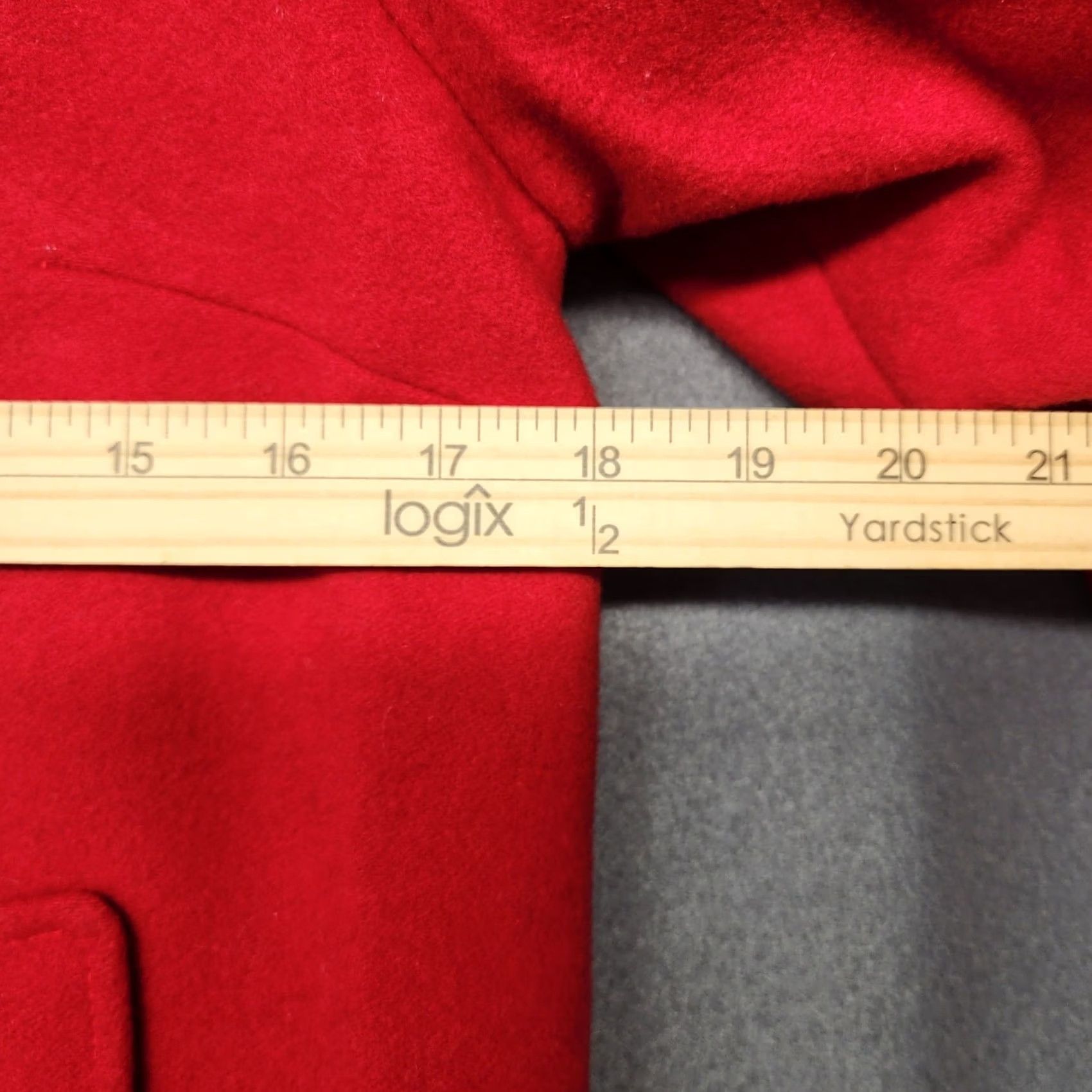 Betsey Johnson Betsey Johnson Pea Coat Womens 8 Red Wool Blend Classic Preppy Coat Jacket Womens 8 Red Wool Blend Pea Coat Betsey Johnson Womens 8 Red Pea Coat Size M / US 6-8 / IT 42-44 - 5 Thumbnail