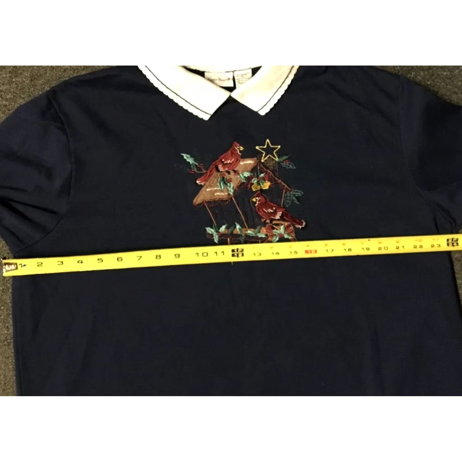 Vintage VINTAGE Cardinal Birds Collared Sweatshirt XL Men Blue 90s Grunge Sports Nature Animals 90s USA Size US XL / EU 56 / 4 - 6 Thumbnail