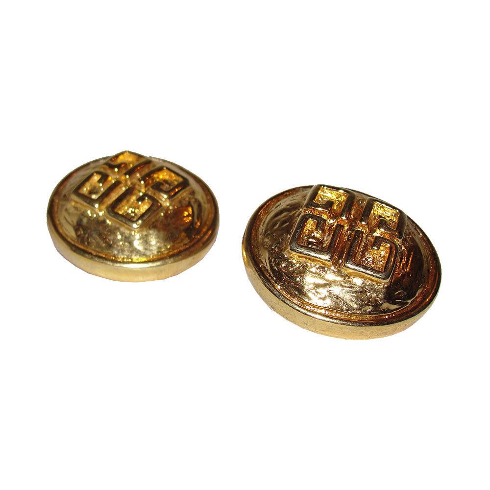 Givenchy Givenchy 3D Abstract Monogram Dome Earrings Size ONE SIZE - 3 Thumbnail
