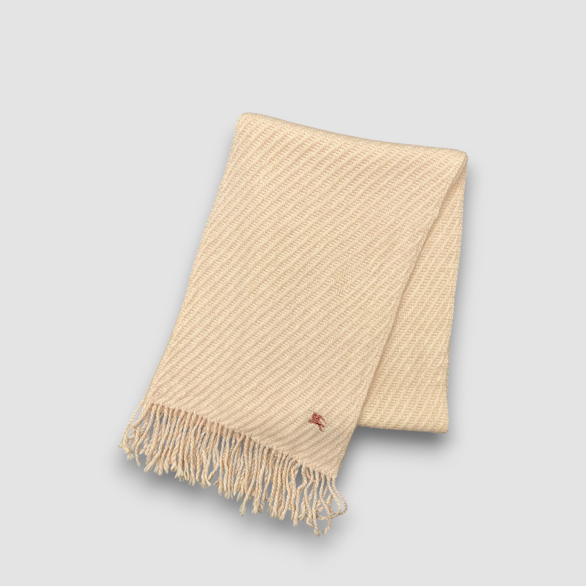 Burberry Vintage Burberry Scarf Muffler Wool Ribbed Knit Scarves Size ONE SIZE - 3 Thumbnail