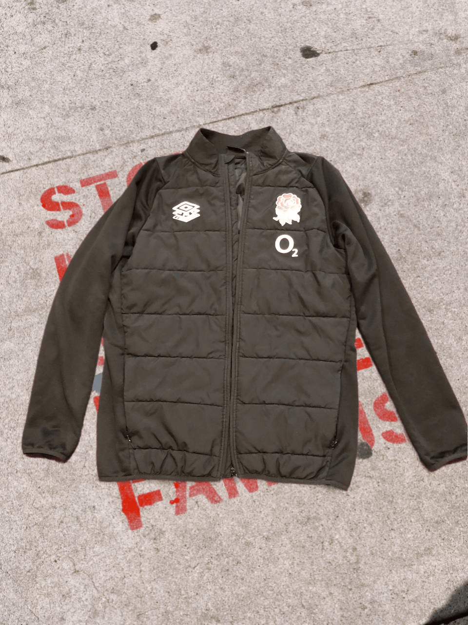 Umbro Black Sportwear Zip Jacket Logo Umbro O2 PRO TRAINING Size US L / EU 52-54 / 3 - 1 Thumbnail