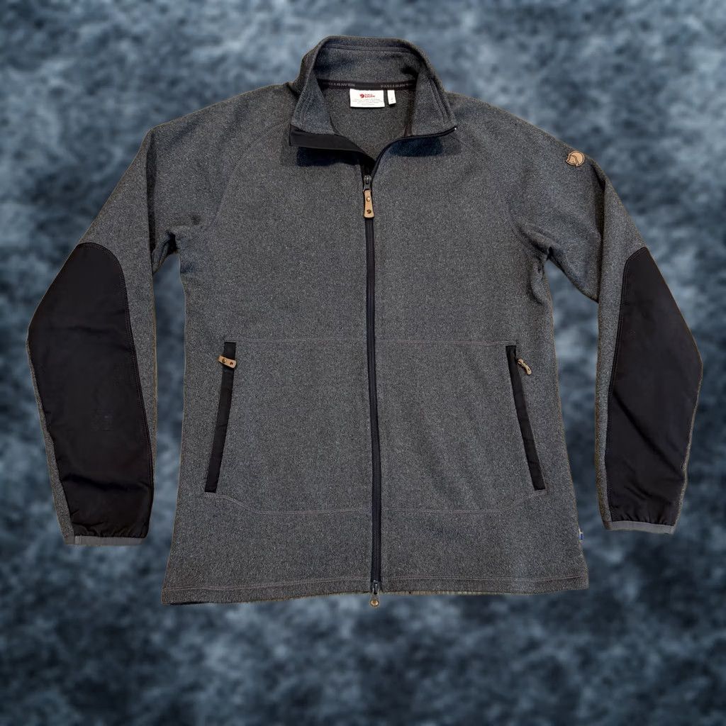 Vintage Fjällräven Ovik Jacket Men’s Medium Grey Full Zip Fleece Pocket Regular Size M Outdoors Outdoor Hiking Casual Travel Pattern Solid Size US M / EU 48-50 / 2 - 1 Thumbnail