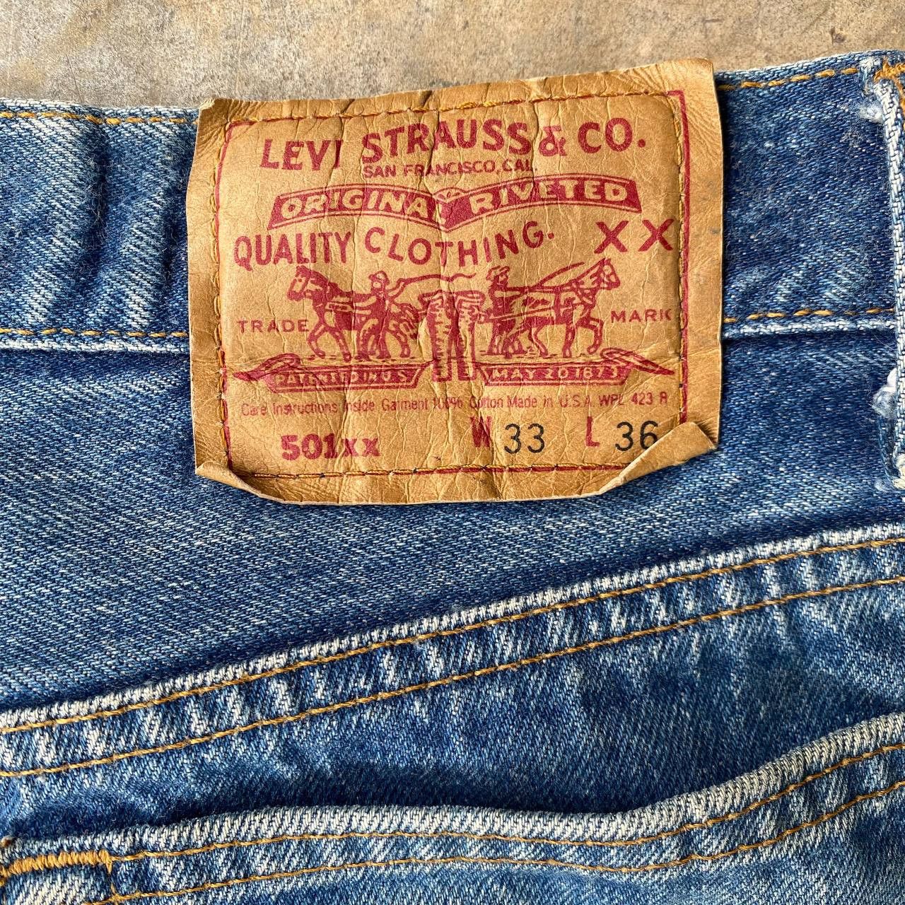 Levi's Vintage Clothing VINTAGE 1992 LEVIS 501xx BLUEWASH FADED BUTTON 520 W31X32.5" Size US 31 - 16 Thumbnail