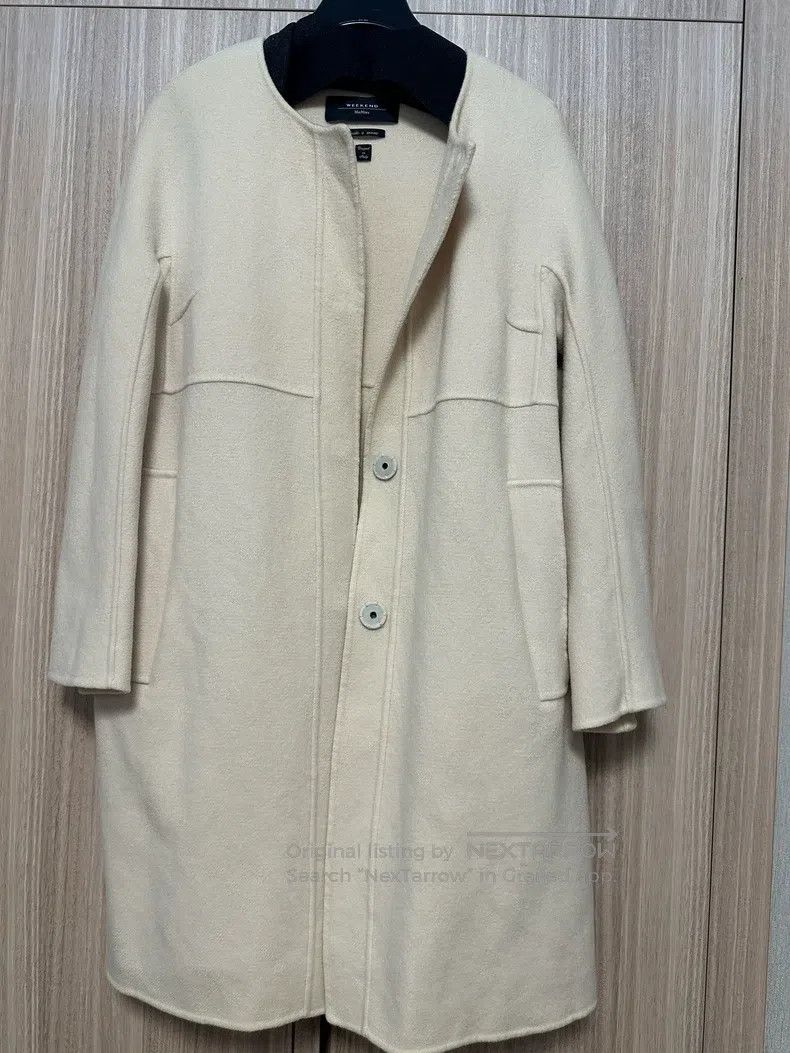 Other Max Mara Round Neck Coat - Beige Size S / US 4 / IT 40 - 1 Thumbnail