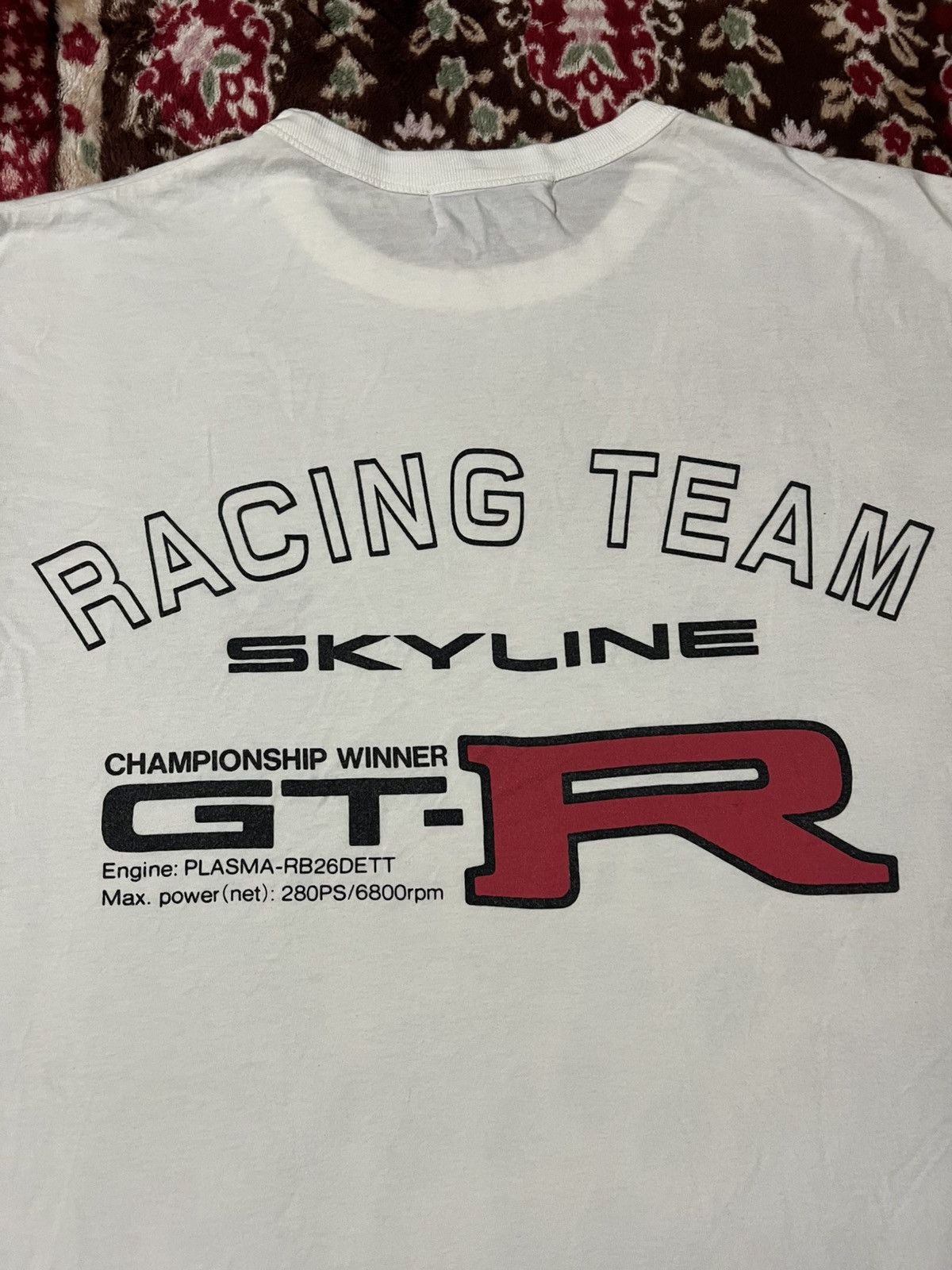 Vintage Vintage GTR Skyline Racing Team Tshirt Size US M / EU 48-50 / 2 - 3 Thumbnail