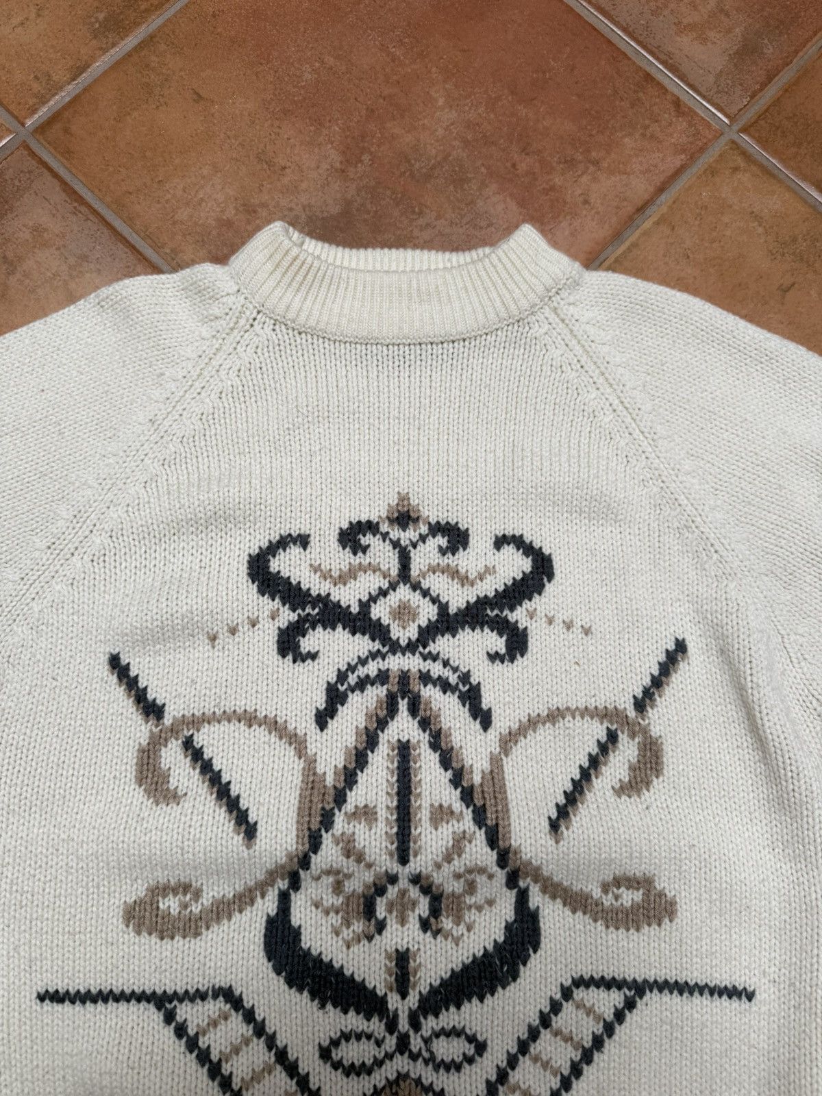 Vintage Vintage Knitted Motif Sweater Size US L / EU 52-54 / 3 - 7 Thumbnail
