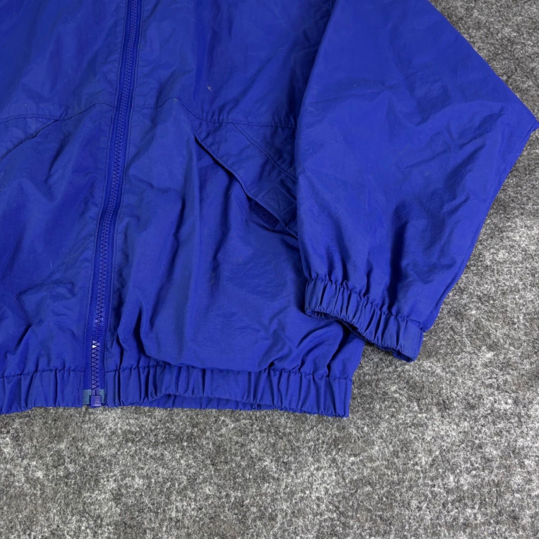 Lands' End Lands End Royal Blue Nylon Hooded Lightweight Jacket M Vintage 90s Size US M / EU 48-50 / 2 - 6 Thumbnail