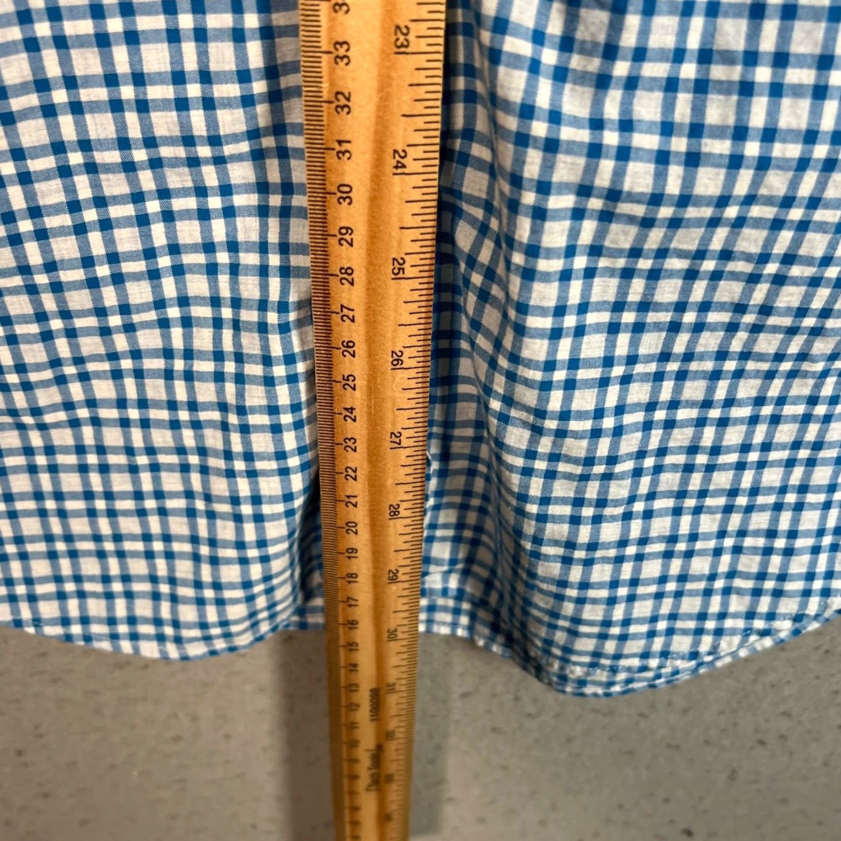 Vineyard Vines Vineyard Vines Tucker Shirt Medium Slim Fit Blue Checkered 100% Cotton Button-Up Mens Size US M / EU 48-50 / 2 - 6 Thumbnail
