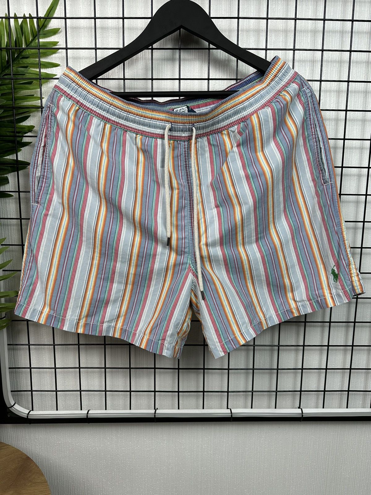 Polo Ralph Lauren × Vintage Vintage Y2K Polo Ralph Lauren Swim Shorts Men L multicolour Size US 34 / EU 50 - 1 Thumbnail