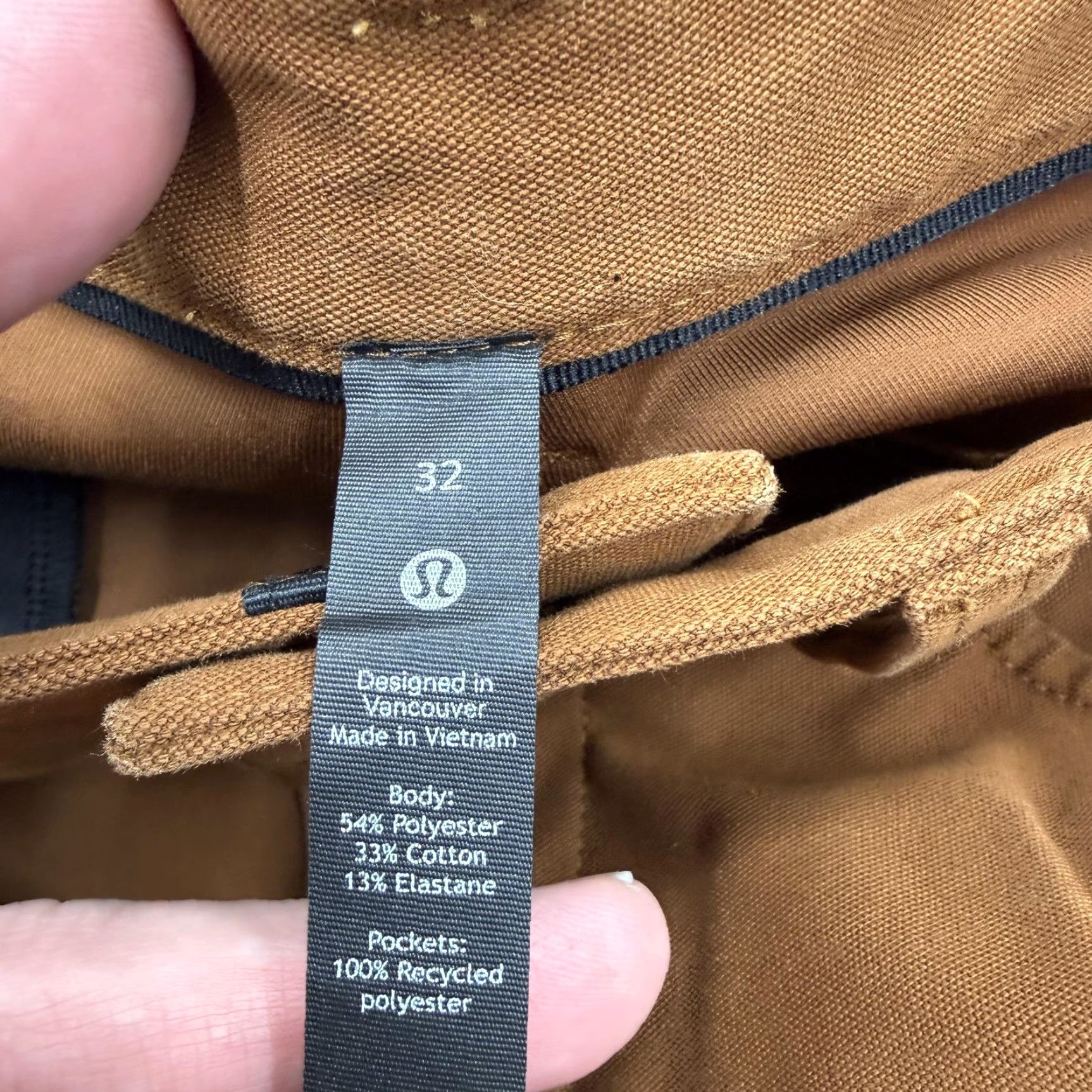Lululemon Lululemon Pants Mens 32 Brown 5 Pocket Straight Leg Stretch Chino Casual Pants Mens 32 Brown Casual Workwear City Size US 32 / EU 48 - 3 Thumbnail