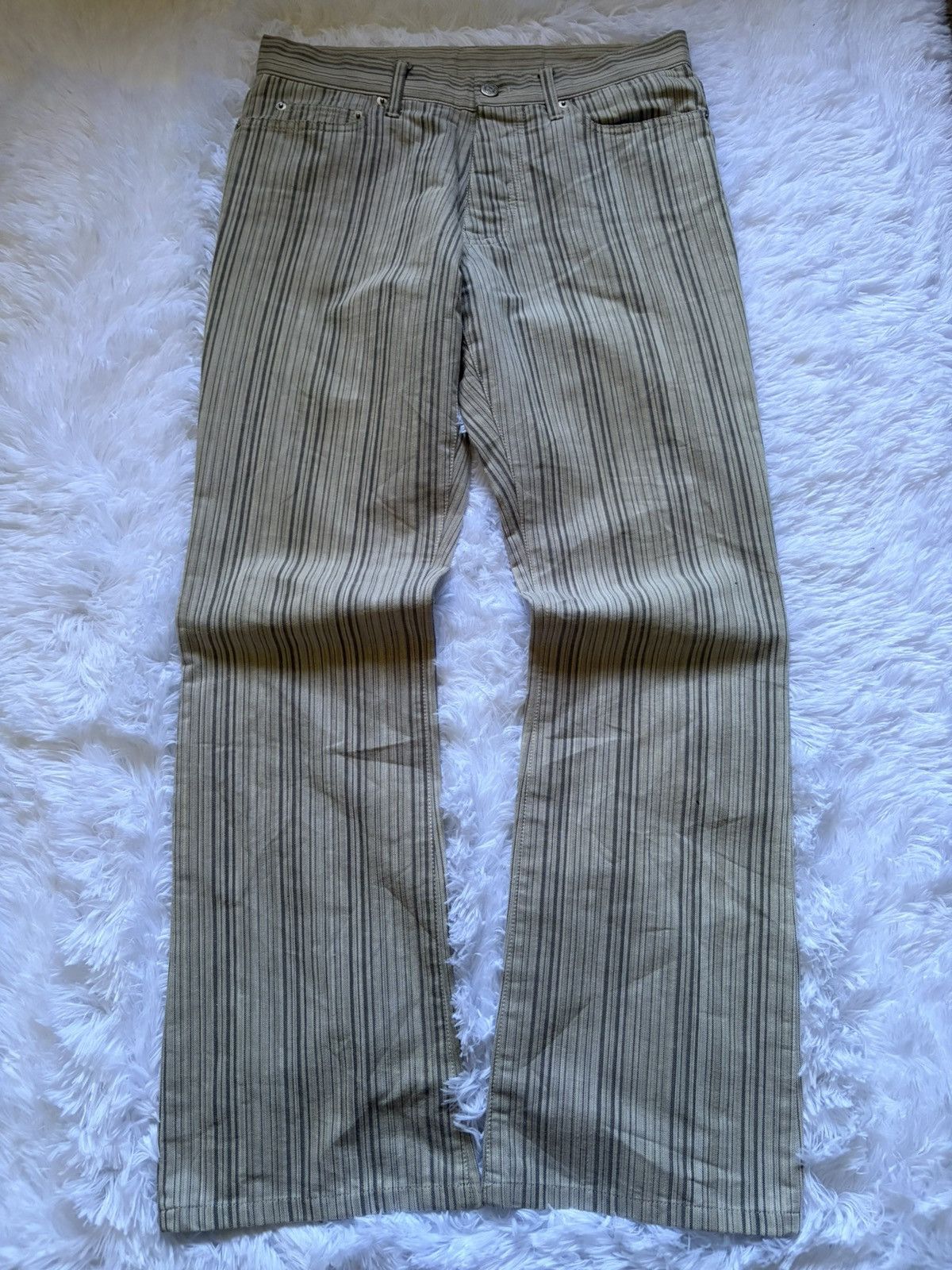 Tornado Mart Flared Tornado Mart stripe denim Size US 31 - 1 Thumbnail