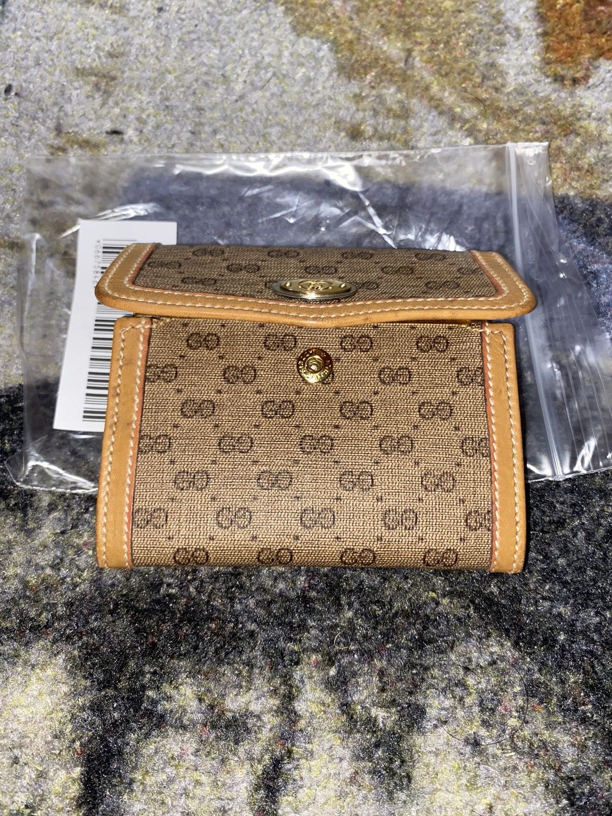 Gucci Gucci Micro GG Interlocking Folding Wallet Size ONE SIZE - 5 Thumbnail