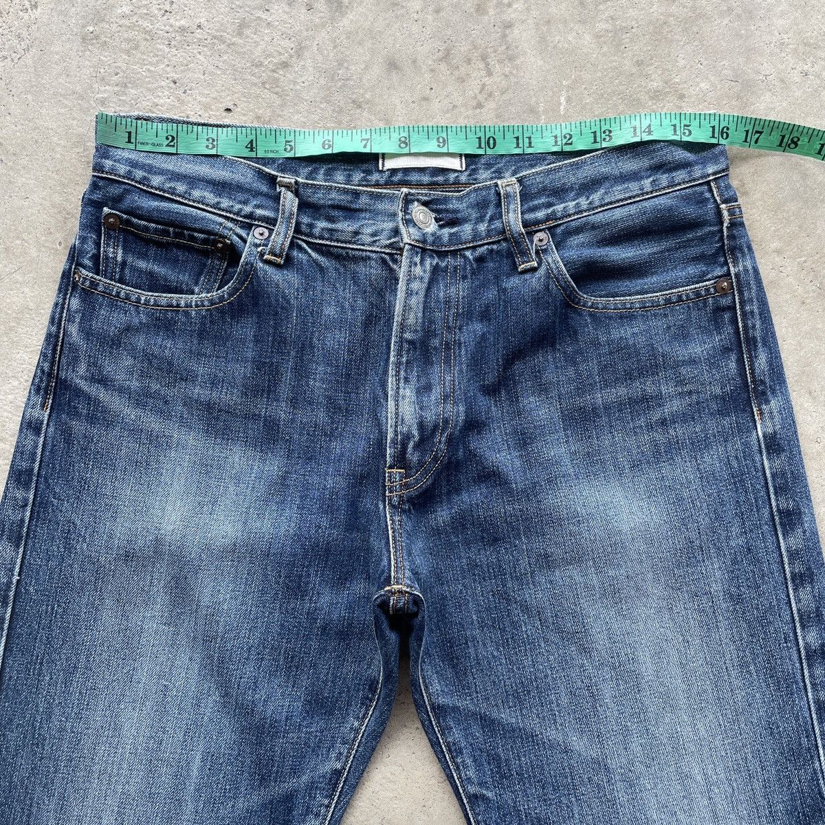 Japanese Brand W32💥 Vintage Japanese Distressed Denim Faded Jeans Pants Size US 32 / EU 48 - 5 Thumbnail