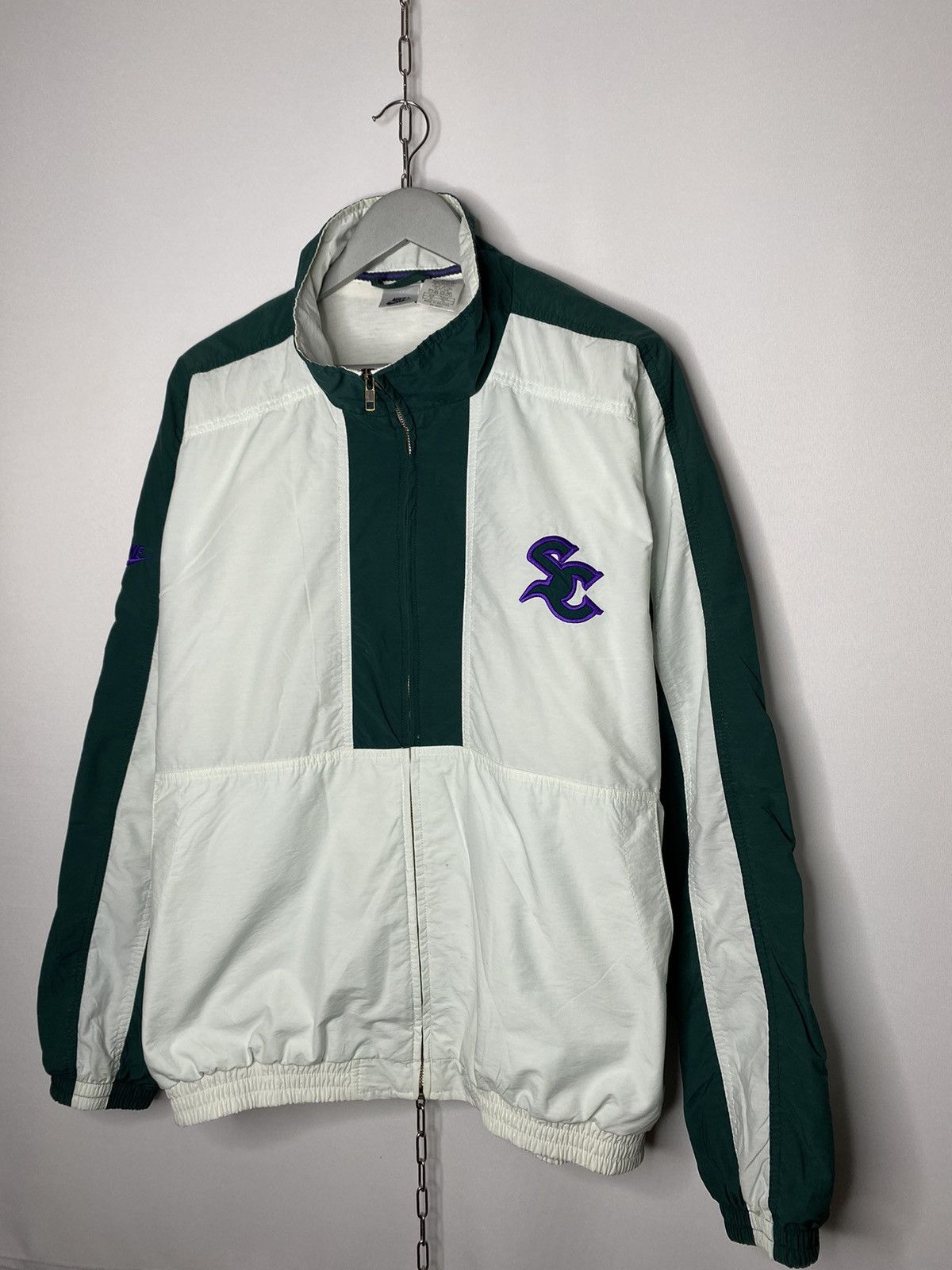 Vintage Rare Vintage 80s Nike Supreme Court Jacket Y2K Hype Size US XL / EU 56 / 4 - 2 Thumbnail
