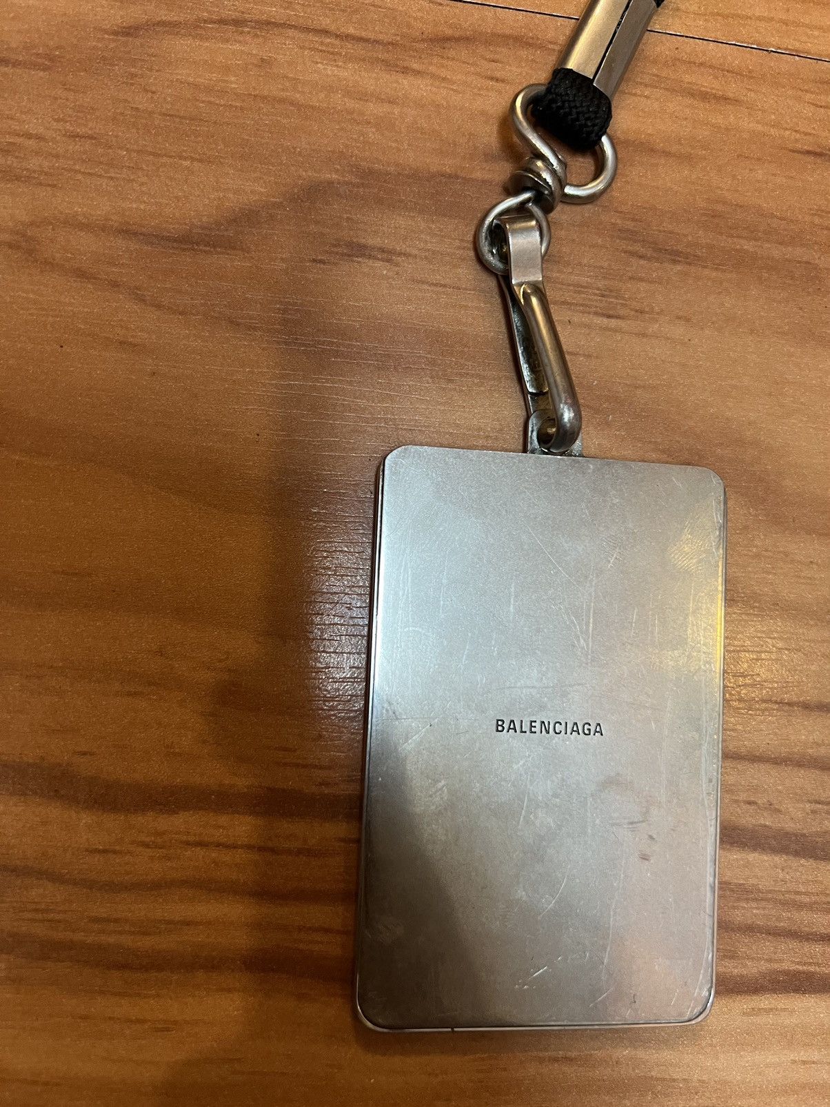 Balenciaga Balenciaga Gift Card Badge Necklace Size ONE SIZE - 4 Thumbnail