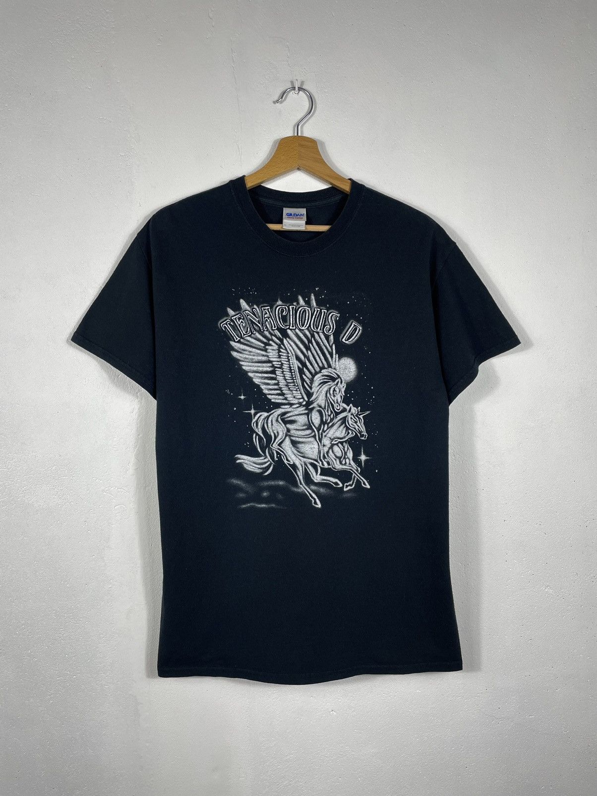 Band Tees × Vintage RETRO 00s TENACIOUS D T SHIRT TEE ROCK METAL BAND Size US M / EU 48-50 / 2 - 1 Thumbnail