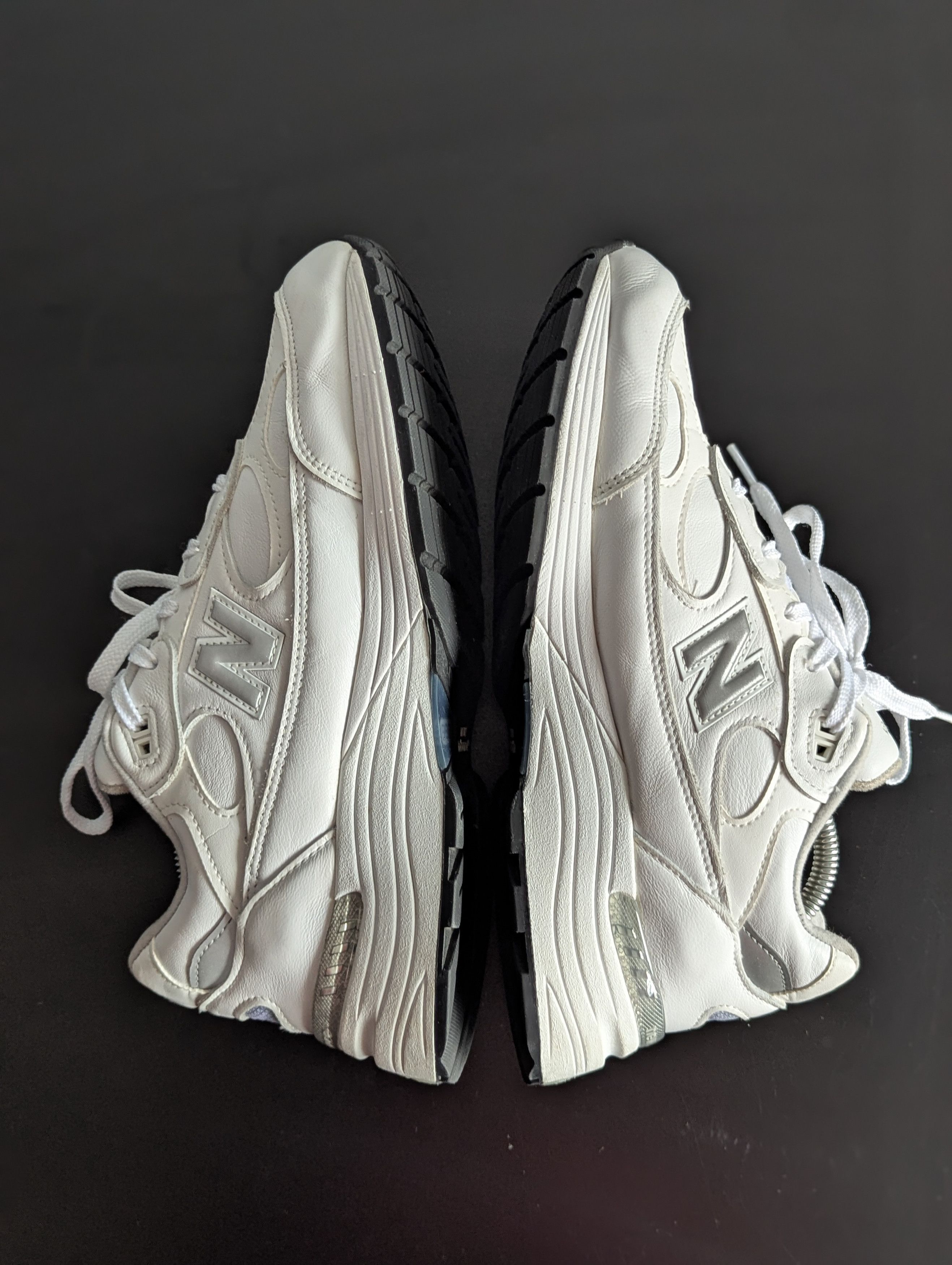 New Balance New Balance 992 Made in USA Triple White Leather 990 M992WL Size US 9 / EU 42 - 3 Thumbnail