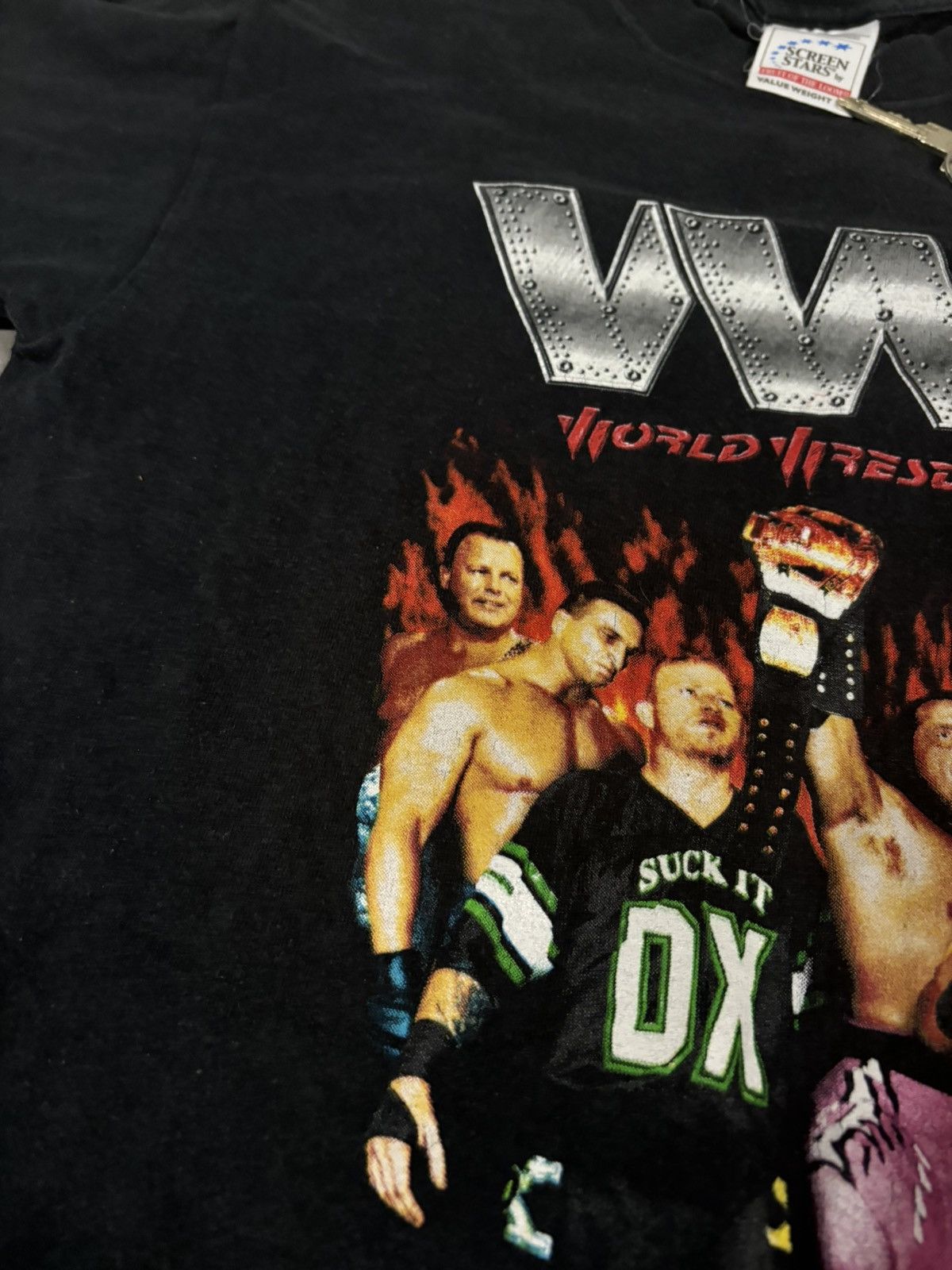 Vintage × WWE Vintage Word Wrestling All Stars Y2K WWE Tee Size US S / EU 44-46 / 1 - 7 Thumbnail