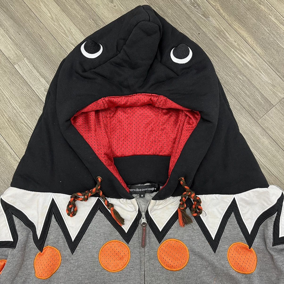 mercibeaucoup FW 2011 Mercibeaucoup by Issey Miyake Shark 3D Zip Hoodie Size US M / EU 48-50 / 2 - 11 Thumbnail