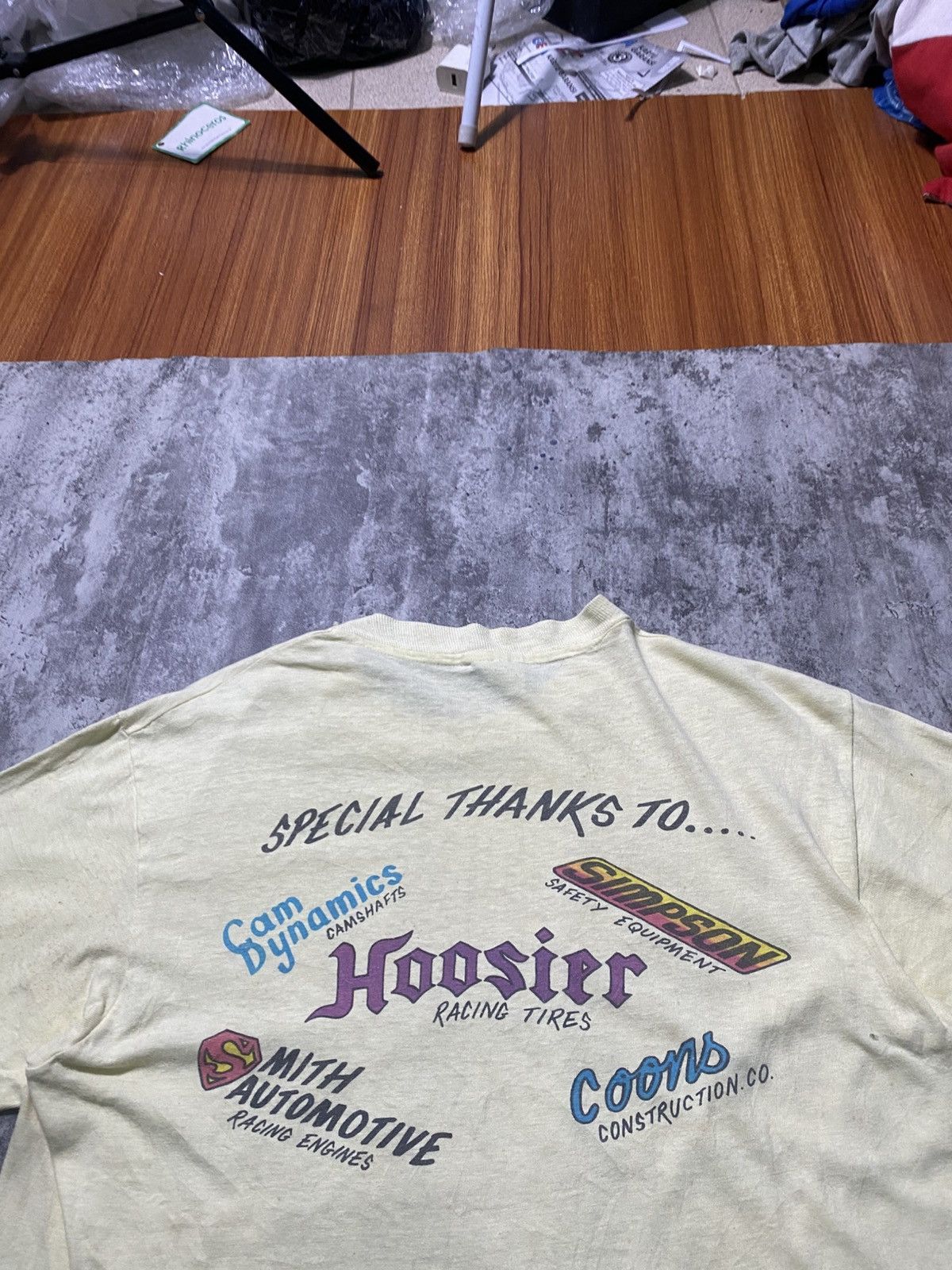 Vintage Vintage 80's Jack Hewitt Dirt Track Racing Driver Tshirt Size US M / EU 48-50 / 2 - 6 Thumbnail