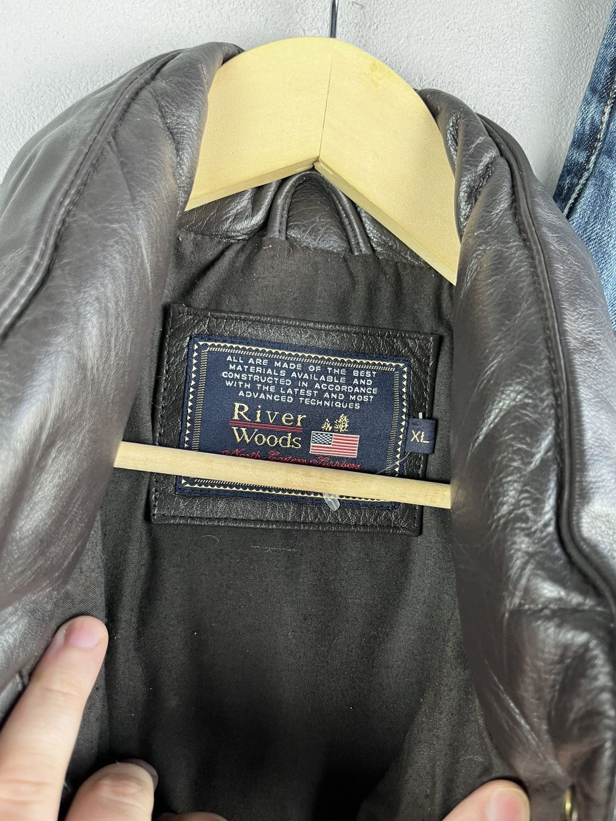 Schott River Woods mens leather vest schott style western Size US XL / EU 56 / 4 - 4 Thumbnail