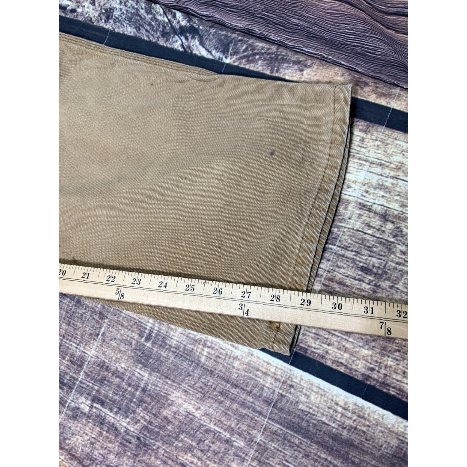 Dickies DICKIES Carpenter Pants Jeans Brown Duck Mens Size 40 x 28.5 Work Construction Pants Carpenter Brown Duck Mens 40x28.5 Size US 40 / EU 56 - 5 Thumbnail