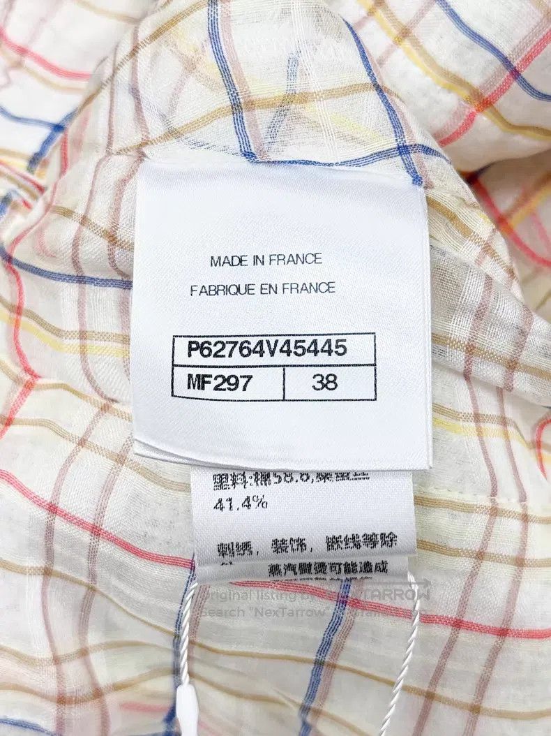 Chanel Chanel Colored plaid lining single pocket half-length skir Size 25" / US 0 / IT 36 - 5 Thumbnail