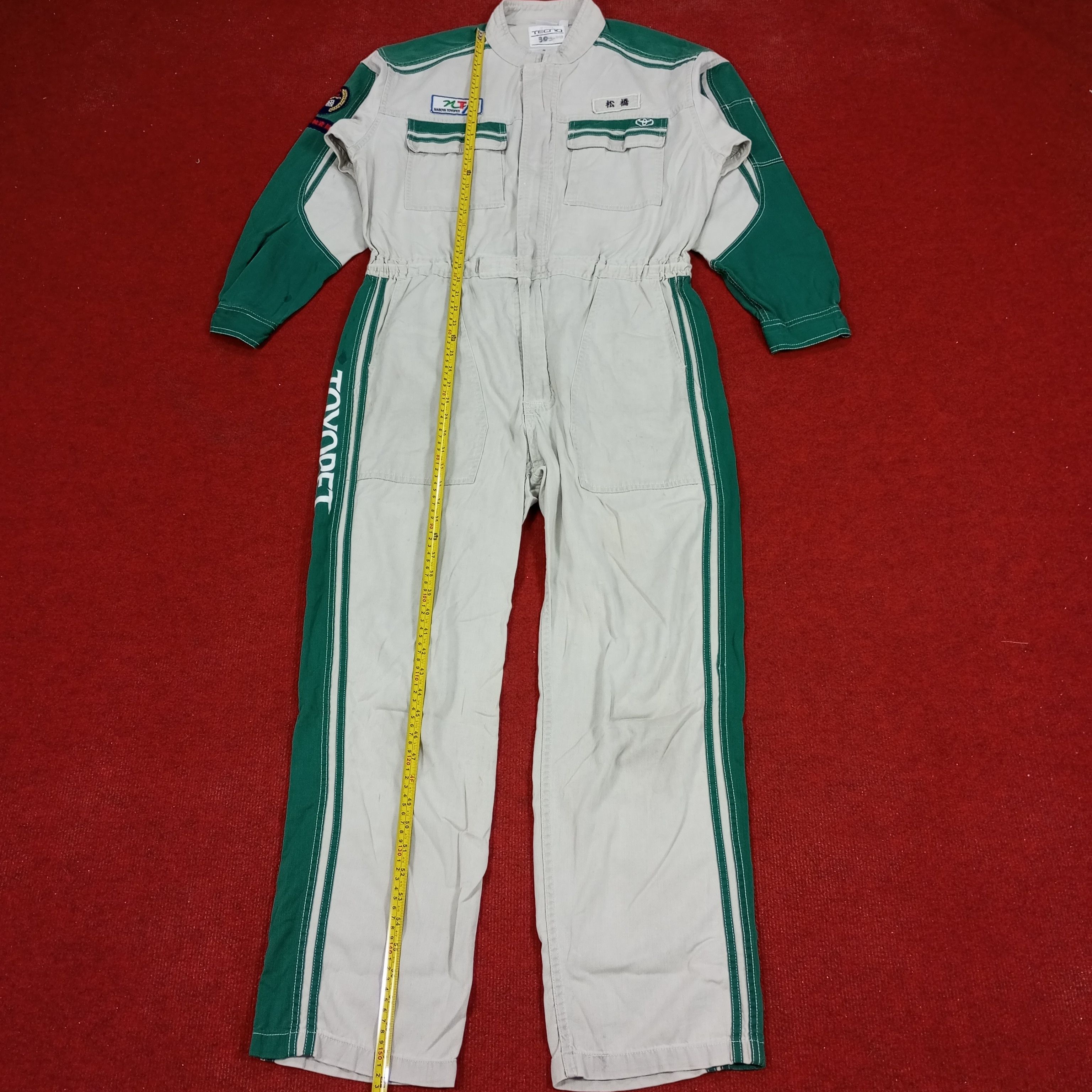 Japanese Brand × Vintage Toyota Toyopet Tecno Racing Workwear Coverall Jacket Size US L / EU 52-54 / 3 - 7 Thumbnail