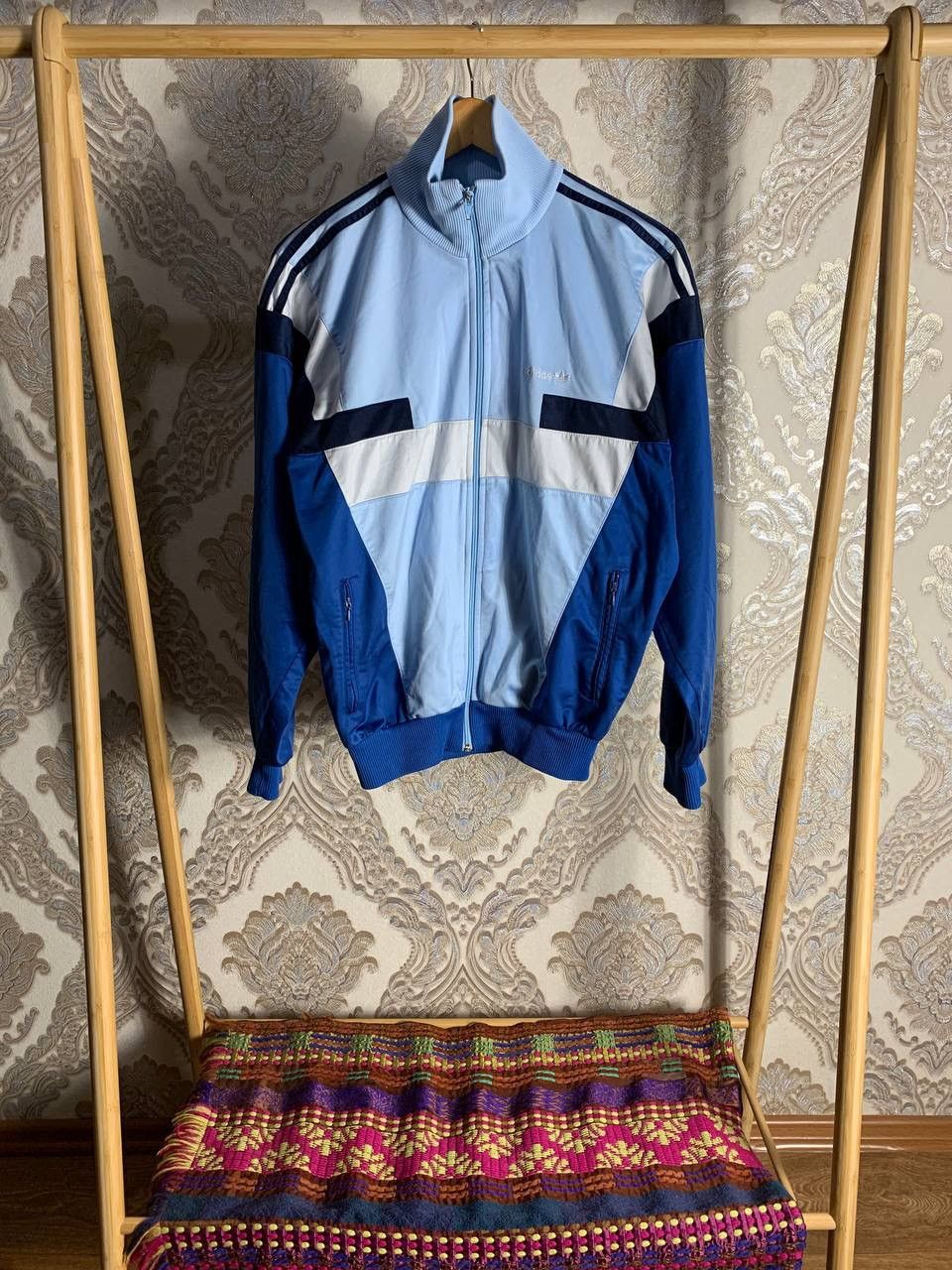 VERY RARE ADIDAS ZIP LIGHT JACKET VINTAGE Y2K DRILL 90s RARE