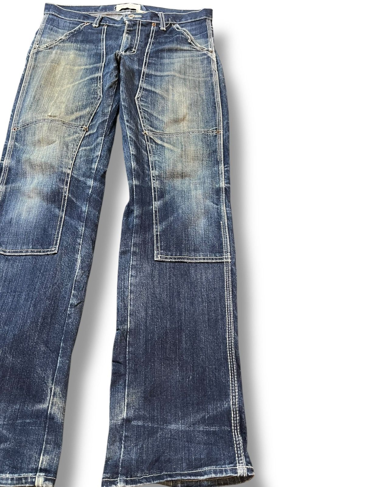 American Apparel Vintage PineCone Mudwash Shallow Pocket Denim Size US 32 / EU 48 - 4 Thumbnail
