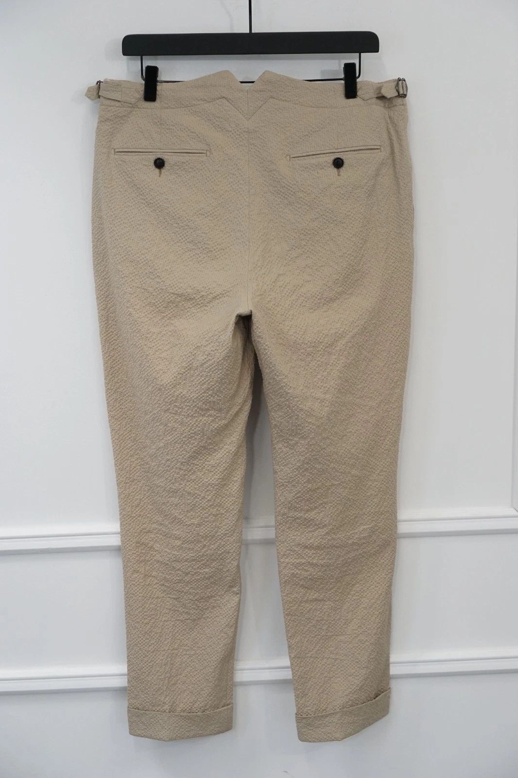 Suitsupply Men Suitsupply Pants Stretch Cotton Brescia Subalpino S42L Size 42L - 2 Thumbnail