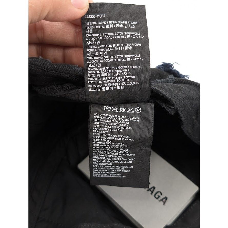 Balenciaga o1rshd1 Q:3 / Size: L / DUP/ Femme Logo Cap / Hat Blue/Black Size ONE SIZE - 19 Thumbnail