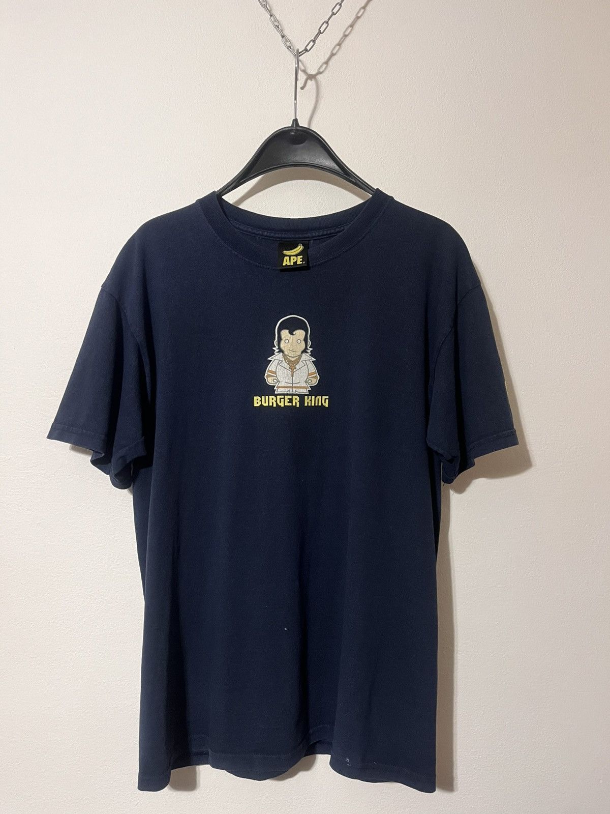 Vintage APE Burger King Vintage T-shirt 90s! Size US M / EU 48-50 / 2 - 2 Thumbnail