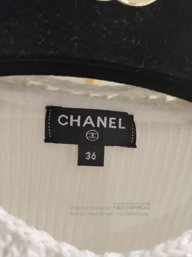 Chanel Chanel Doll collar knitted short sleeves Size XS / US 0-2 / IT 36-38 - 5 Thumbnail