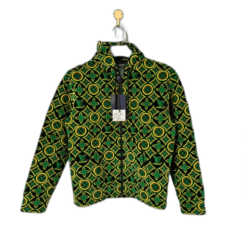 Louis Vuitton LOUIS VUITTON Green Hooded Sweatshirt for Men-yf Size US XS / EU 42 / 0 - 1 Thumbnail