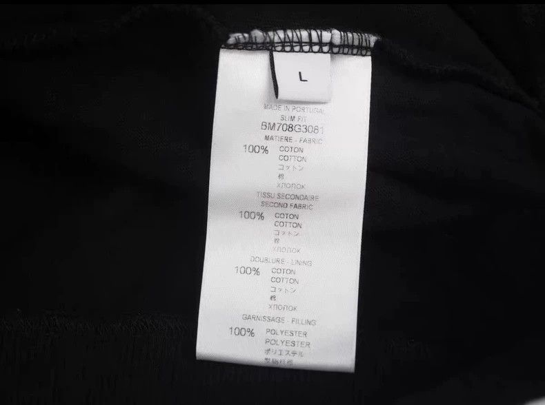 Givenchy Givenchy black and red lightning logo patch pocket long sl Size US L / EU 52-54 / 3 - 8 Thumbnail