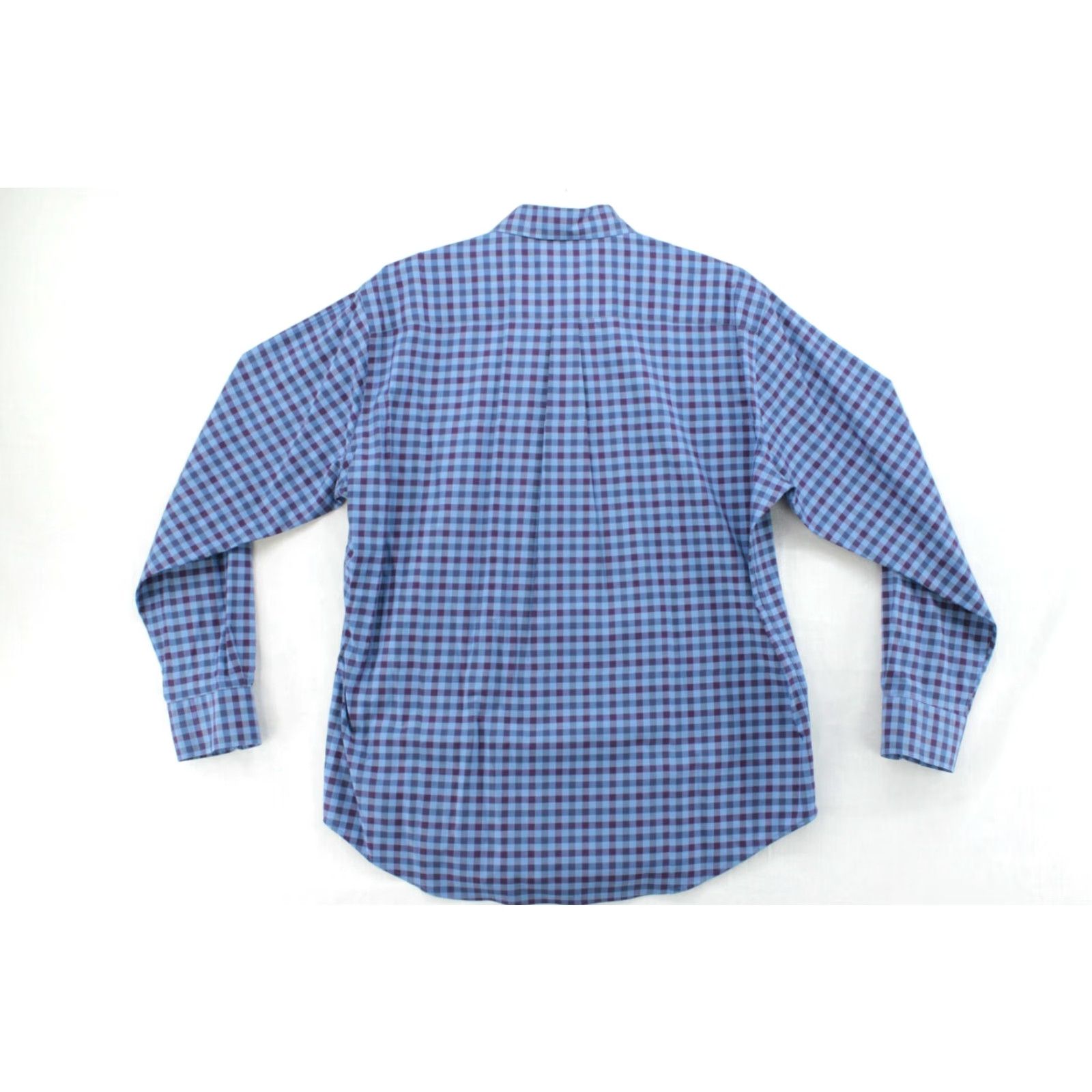 Peter Millar Peter Millar Shirt Men's XL Blue Gingham Plaid Stretch Button-Down Preppy Golfer Shirt Size US XL / EU 56 / 4 - 3 Thumbnail