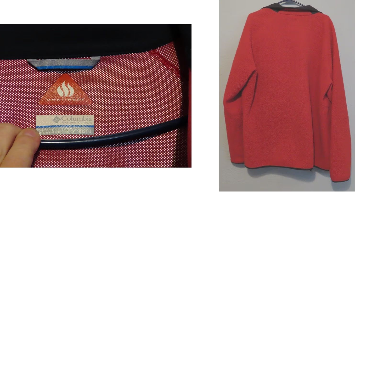 Vintage Columbia Jacket Omni-Heat Full Zip Men XL Red Activewear Outdoor Size US XL / EU 56 / 4 - 8 Thumbnail