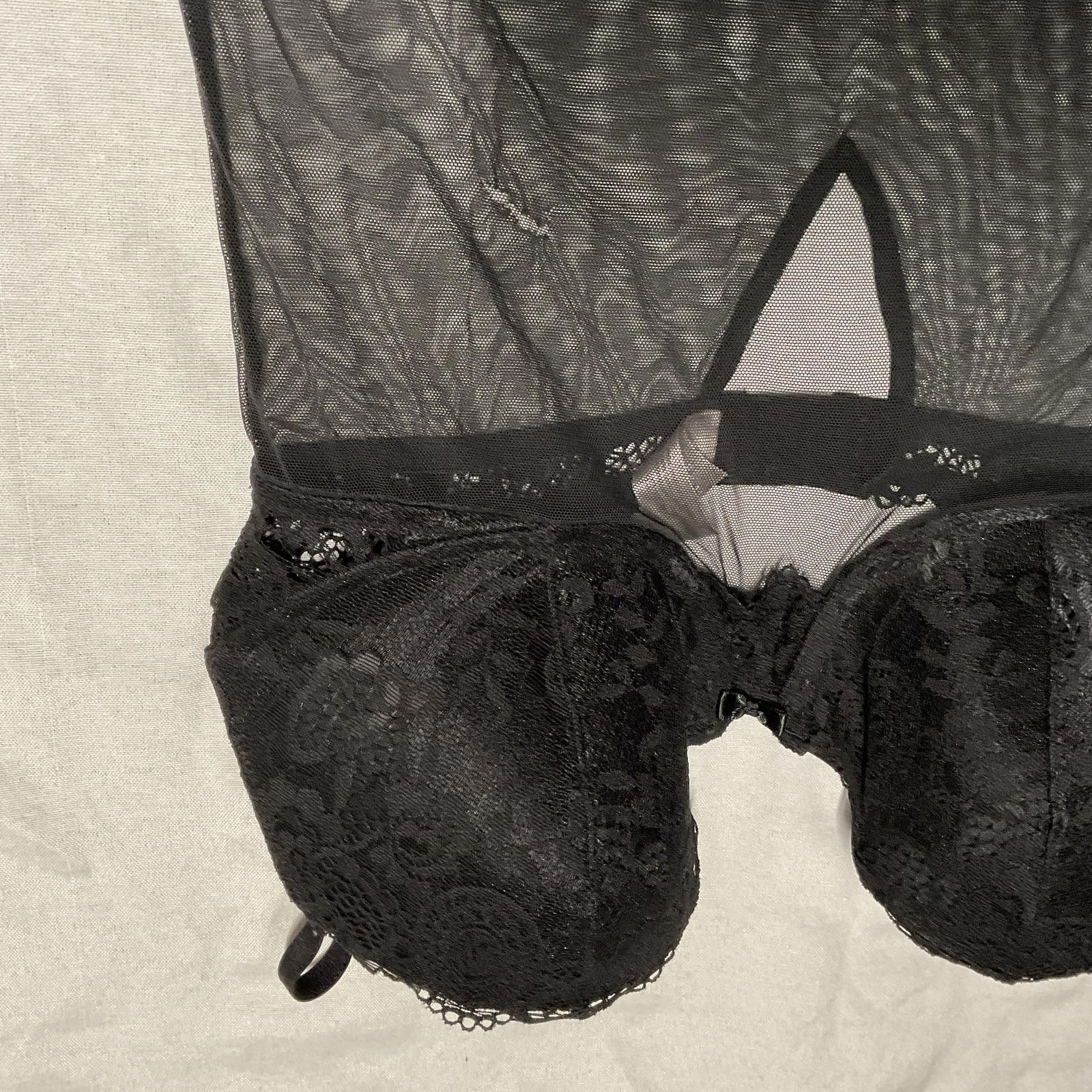 Other Vintage Victoria's secret black lingerie slip Size ONE SIZE - 4 Thumbnail