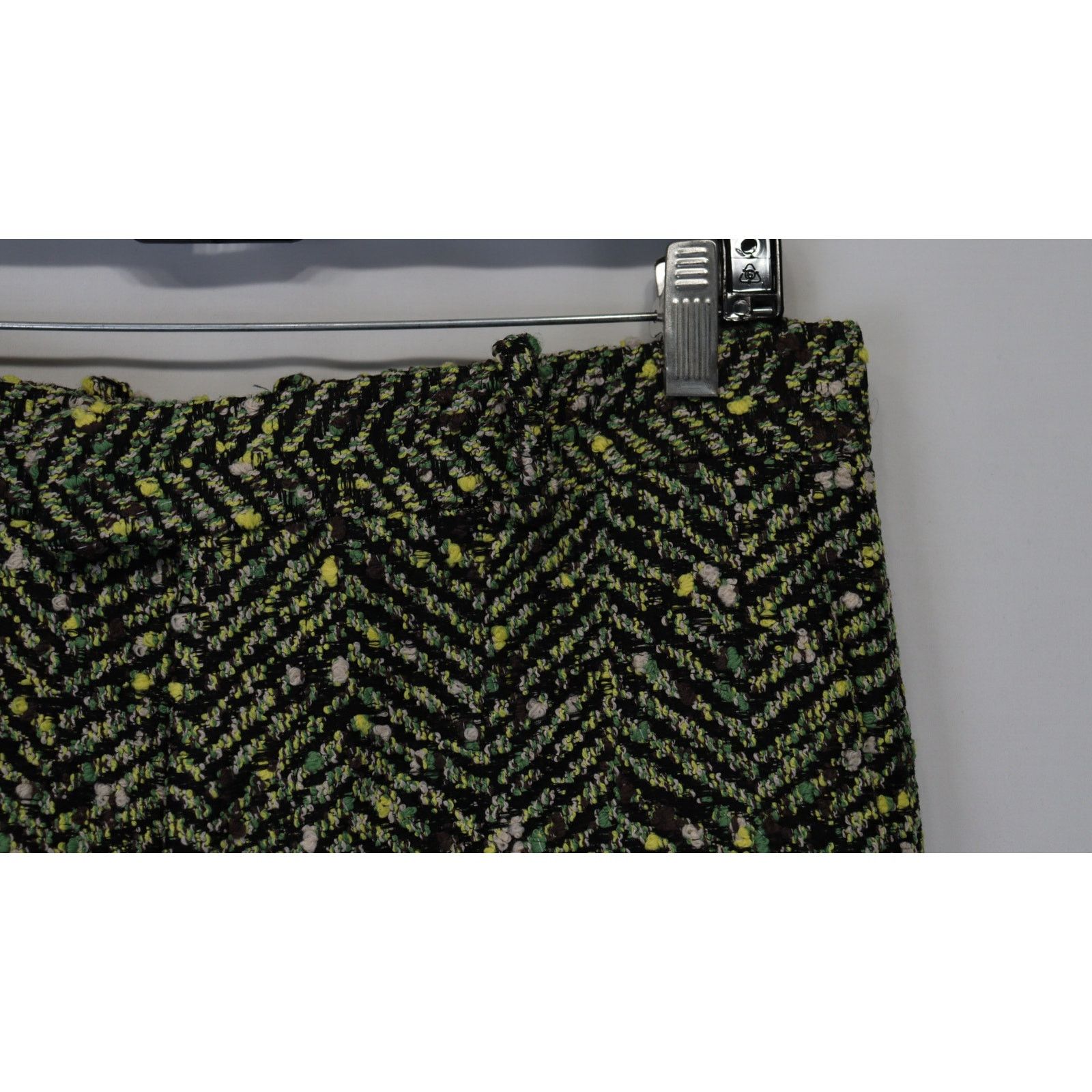 Bottega Veneta o1rshd1 Large Mouline HerringboneTrousers in Green/Yellow Size US 32 / EU 48 - 3 Thumbnail