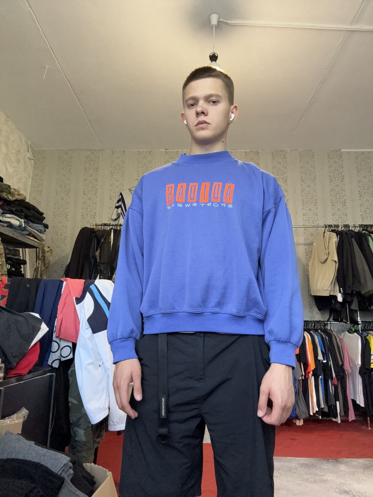 Adidas Vintage Adidas Sweatshirt Y2K 90s Sportswear Size US XL / EU 56 / 4 - 24 Thumbnail