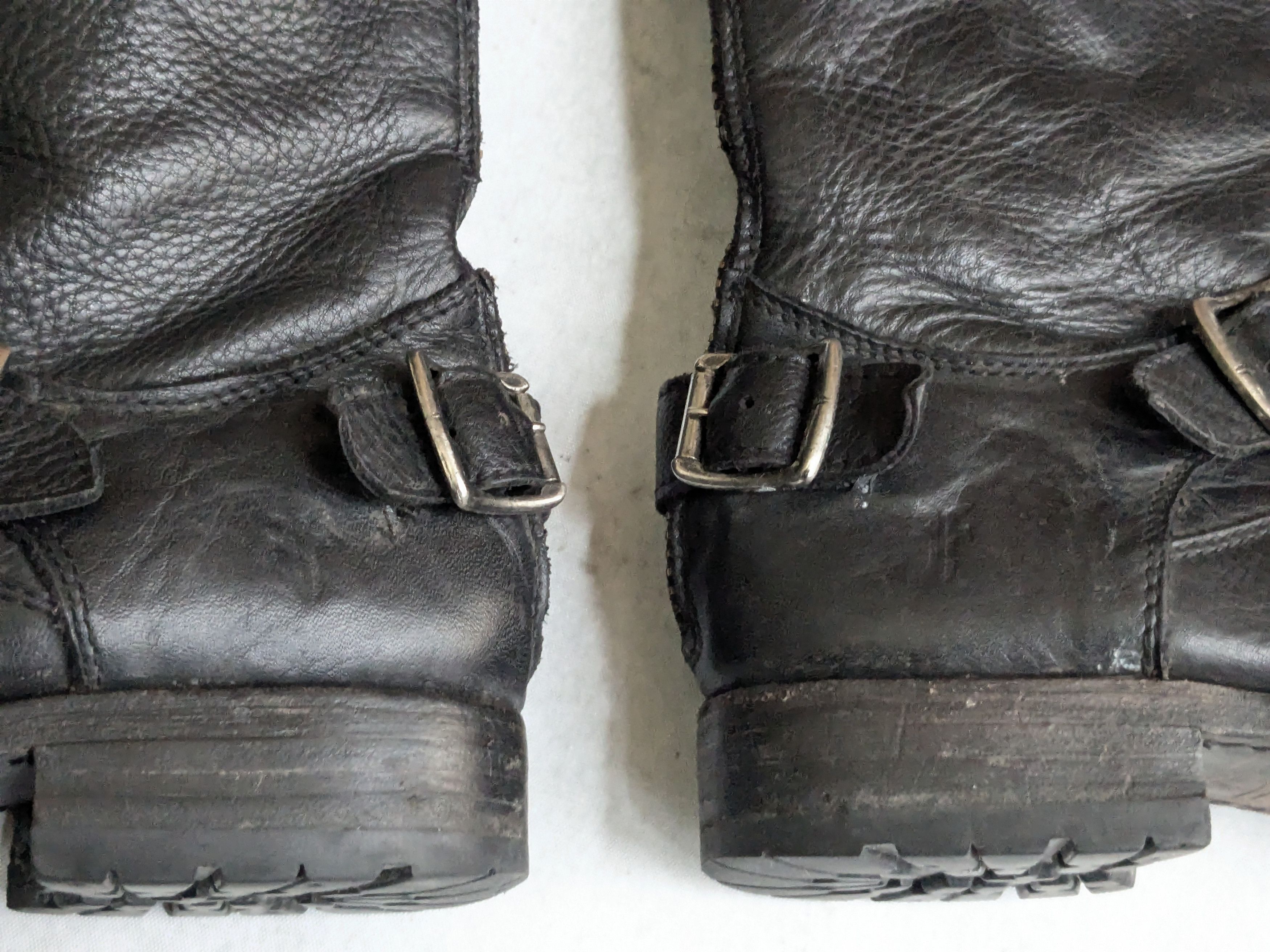 Frye Frye Engineer Boots Black Leather 7.5 Motorcycle Biker Size US 7.5 / EU 40-41 - 10 Thumbnail