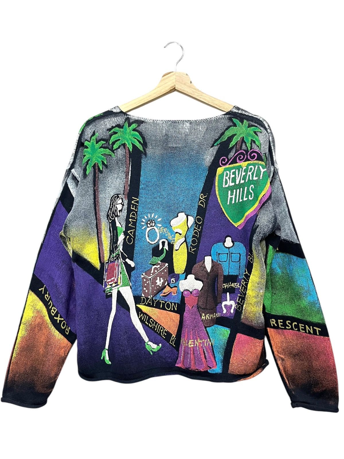 Other BEVERLY HILLS Luxury Designer Shopper's Paradise Painted Size M / US 6-8 / IT 42-44 - 2 Thumbnail