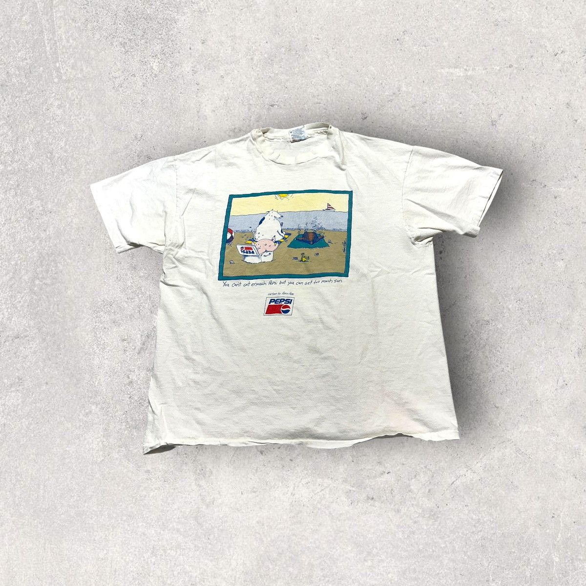 Hanes × Pepsi × Vintage Vintage Pepsi tee Size US XL / EU 56 / 4 - 1 Thumbnail