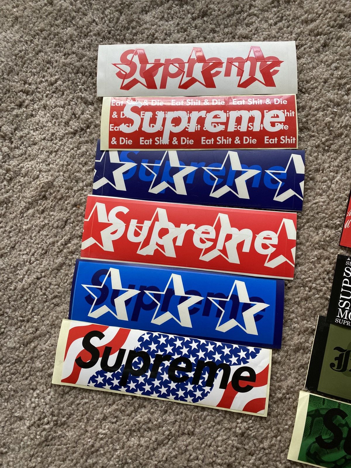 Supreme Supreme magazine sticker set of 12 eat me snake cherries Size ONE SIZE - 9 Thumbnail